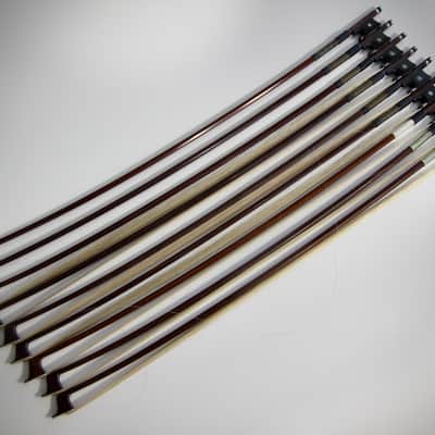 German Violin Bow High Quality 3/4 Size Circa-1900s-Brown image 9