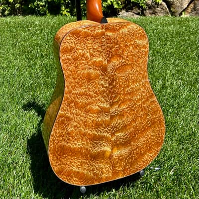 Northwood FB80D Dreadnought 2007 - Redwood top Pommele Bubinga back and sides image 5