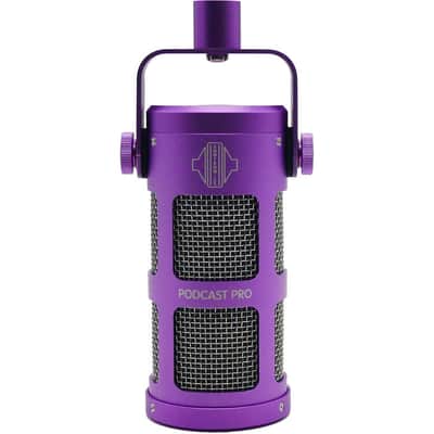 Sontronics PODCAST PRO Supercardioid Dynamic Broadcast Microphone (Purple) image 3