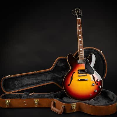 2018 Gibson Memphis ES-335 Traditional - Antique Sunset Burst | USA Semi-Hollow Block Inlays Rounded Neck 3.43kg | OHSC image 1