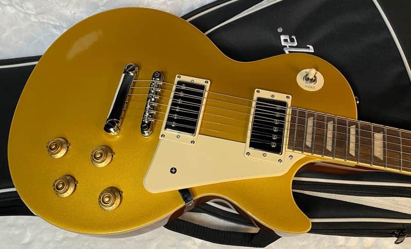 NEW ! Epiphone Les Paul Standard '50s - Gold Top - Authorized Dealer - Gig Bag - 8.9 lbs - G05176 image 1