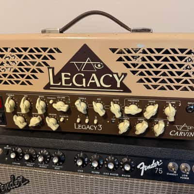 Carvin Legacy 3 Model VL300 Steve Vai Signature 3-Channel 100-Watt Guitar Amp Head 2012 - 2017 - Brown with Tan Top image 2