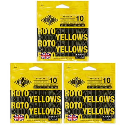 Rotosound Regular Electric Guitar Strings  3 Set Bundle 10-46 image 2