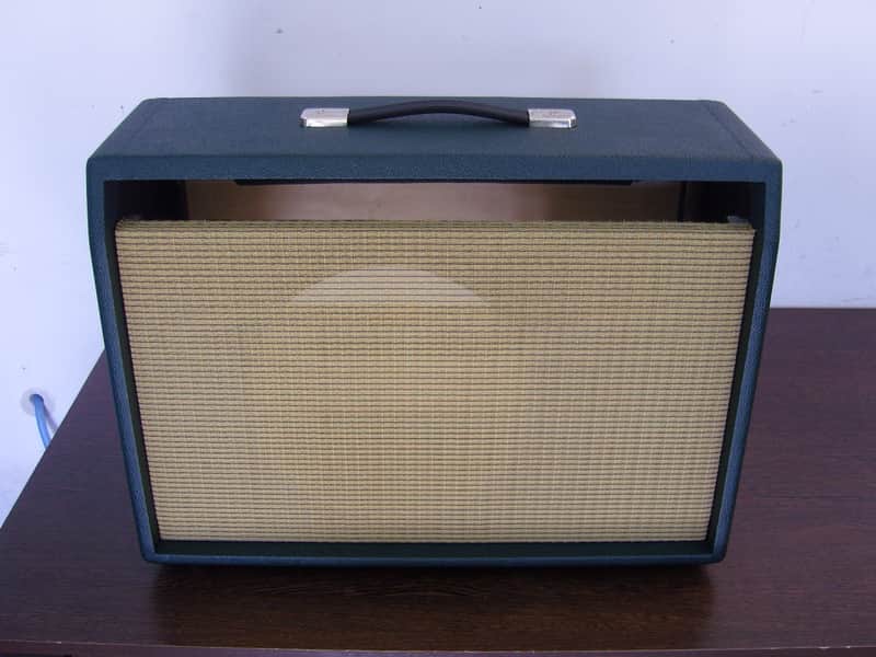 Fender Blackface amp shell green combo image 1