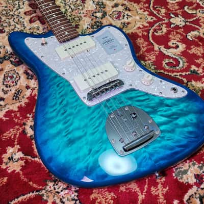 2024 Fender Japan Hybrid II Jazzmaster QMT Collection 2024 - Quilt Aquamarine, Limited Edition, Full Set, MIJ JD24 image 11