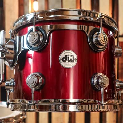 DW Collector's Metallic Burgundy Drum Set - 22,10,12,16 - SO#1045844 image 6