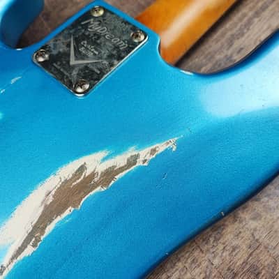 MyDream Partcaster Custom Built - Heavy Relic Lake Placid Quarter Pound image 11