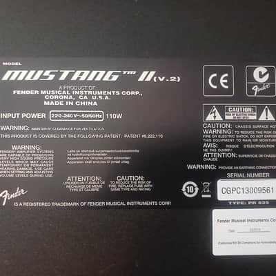 Fender MUSTANG II V2 MODELLING AMP 2000s image 6