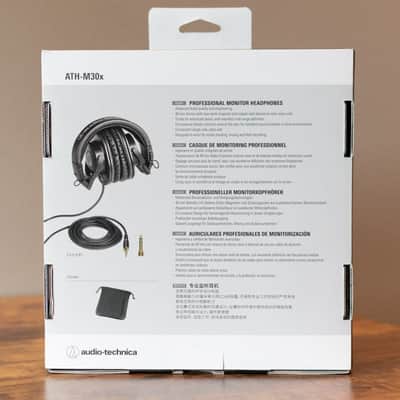 Audio-Technica ATH-M30X Closed Back Dynamic Headphones image 10