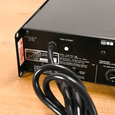 Crown Com-Tech 400 2-Channel Power Amplifier CG01ZTY image 9