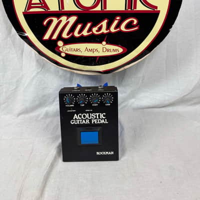 Rockman SR&D Tom Scholz Acoustic Guitar Pedal (blue button) - missing 1 battery cover image 1