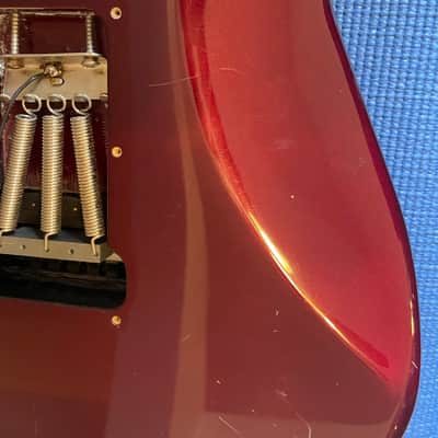 Fender Stratocaster Body with Floyd Rose Style Bridge Included 2001 - Midnight Wine image 15