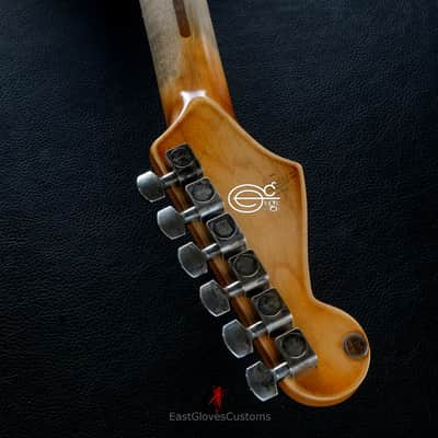 Fender Stratocaster 60th Anniversary Rusty Gold Heavy Aged Relic by East Gloves Customs image 22