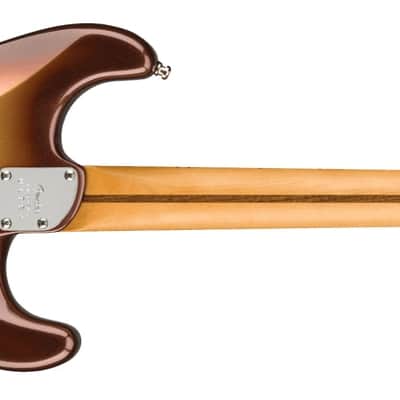 Fender American Ultra Stratocaster Left-Hand Guitar, Maple Fingerboard, Mocha Burst w/ Deluxe Hardshell Case image 6