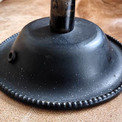 Vintage 1930s American Microphone Co. Carbon "Ring & Spring" Mic w/ Heavy Desk Base image 7