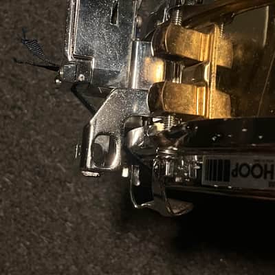 Yamaha SD-493 14x3.5" Brass Piccolo Snare Drum 1987-1996 - Brass image 5