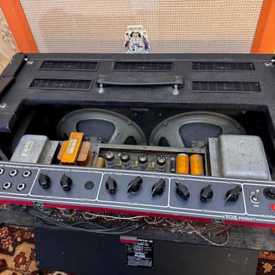 Vintage 1972 Vox AC30 2×12 Top Boost Valve Amplifier Combo w/ Celestion T2056 image 21
