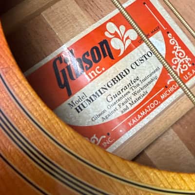1973 Gibson Hummingbird image 6