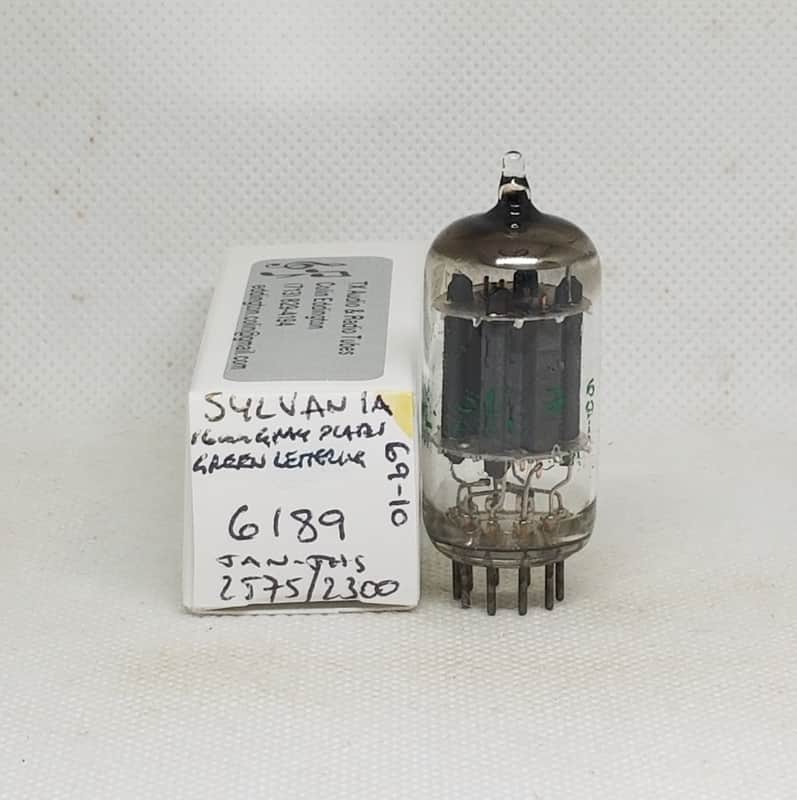Sylvania JAN 6189 Gray Plate Balanced Single NOS 12AU7 6189 Bild 1