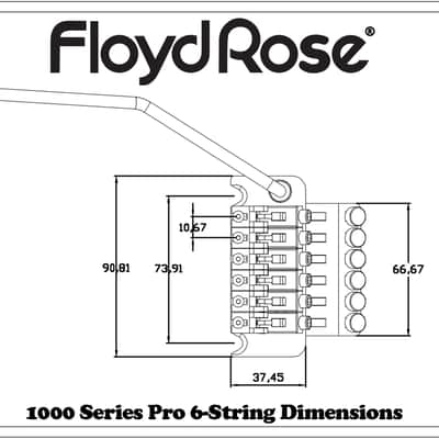Floyd Rose 1000 Series Pro Tremolo System - Satin Nickel image 2
