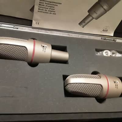 Pair of Akg Studio Condenser Mic's + Shockmounts, Cables & Locking Case (*Great for Drum Overheads*) image 16