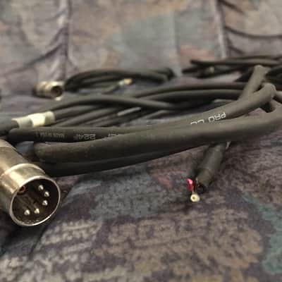 6 RARE Datamaster 224F MIDI cables 1,4 m Owned by Ed Cherney image 2