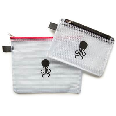 Tentacle Sync Mesh Pouch with One Pocket, Red image 3