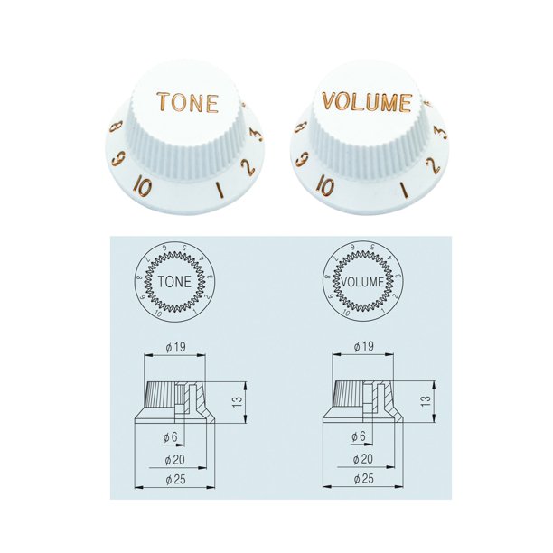 Metallor Metallor Speed Control Knobs 1 Volume 2 Tone photo 3