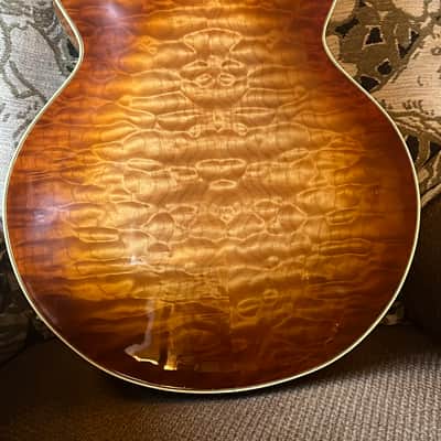 McKerrihan Monk - Master Luthier Handbuilt 16” Archtop - No F-Holes - Carved Spruce Top - Quilted Maple Back+Sides w/OHSC image 14