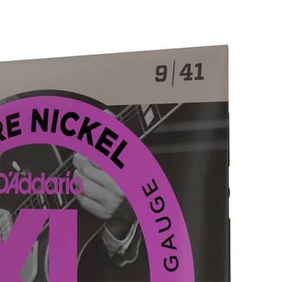 D'addario XL Pure Nickel 9-41 Super Light Electric Guitar Strings - EPN120 image 5