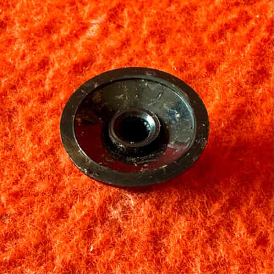 Gibson Witch hat TONE knob 1960’s - Black/ Silver top hat vol original vintage USA image 2