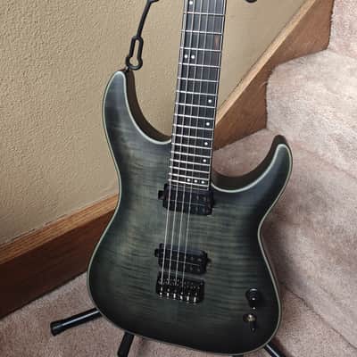 Schecter Keith Merrow Signature KM-6 2014 - 2016 - Trans Black Burst image 1