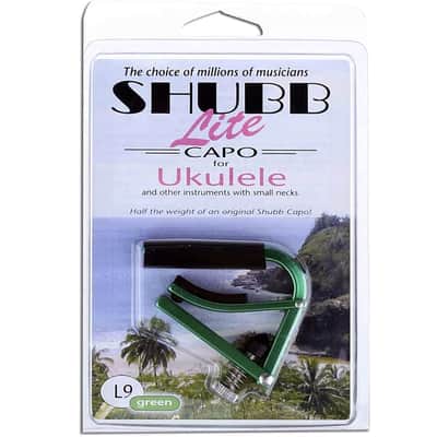Shubb L9 Lite Ukulele Capo, Green L9GRN image 7