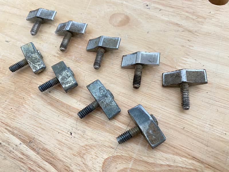 Vintage Rogers Wing Bolt Screws image 1