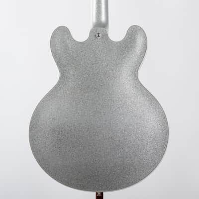 Gibson Custom 59 ES 355 Diamond F Holes Heavy Flake, Silver Sparkle Gloss G | Demo image 3