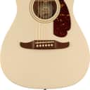 Fender Malibu Player Acoustic Guitar. Walnut Fingerboard, Tortoiseshell Pickguard, Olympic White