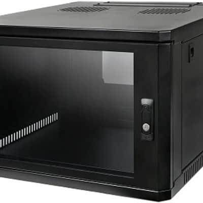 STRONG 6U WALL MOUNT RACK SYSTEM SR-WMS-6U - Black image 1