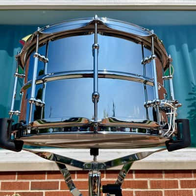 Ludwig Supralite 8x14 Steel Snare Drum LU0814SL image 6