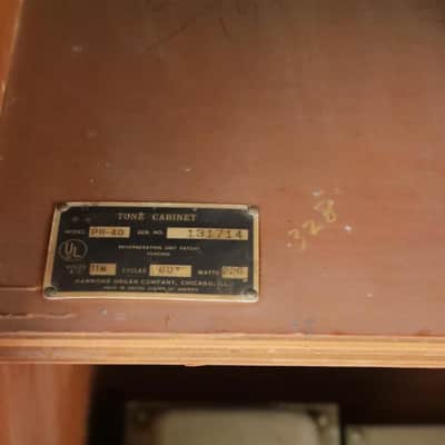 Hammond PR-40 Tone Cabinet 40 Watt Organ Combo Tube Amplifier Amp PR40 #34634 image 12