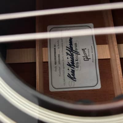 Gibson Kris Kristofferson Southern Jumbo Vintage Sunburst Signed Label image 20