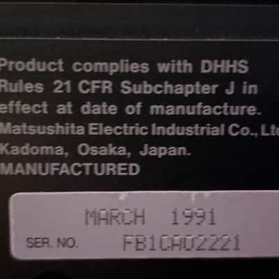 Technics 5 CD Changer Rotation Deck Carousel Player SL-PC705 1991 - Black image 8