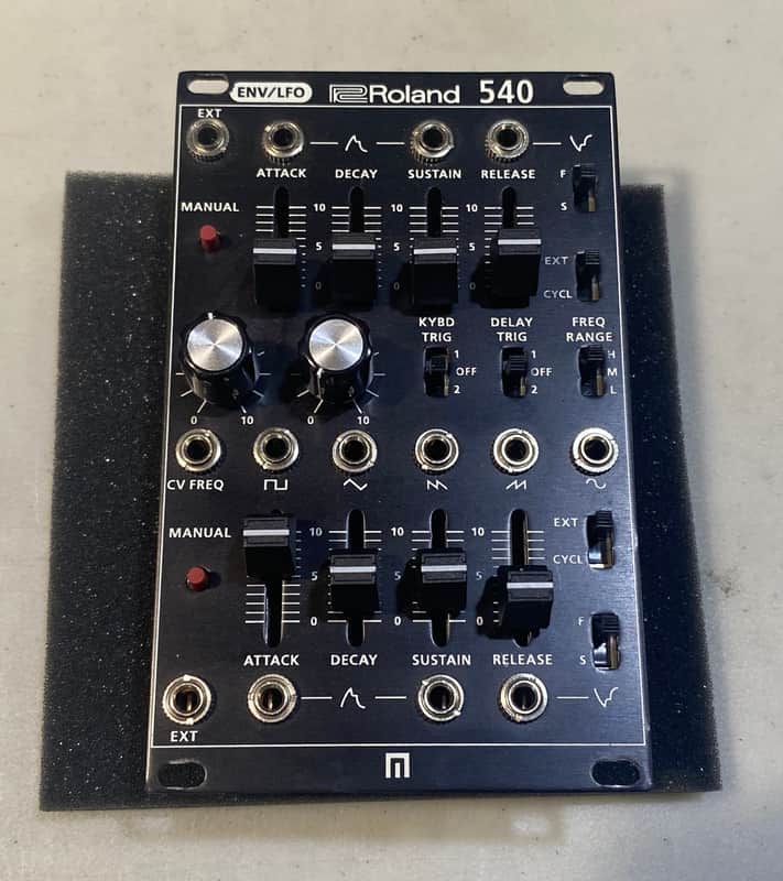 Roland System-500 540 Eurorack Dual EG and LFO Module 2016 - Present - Black image 1