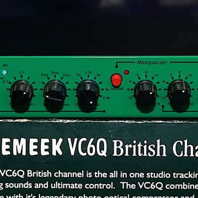 Joe Meek VC6Q British Channel Version Mic Preamp Channel Strip w/Compressor and EQ JoeMeek image 2