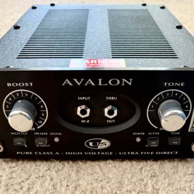 Avalon U5 Anniversary Edition Direct Box / Instrument Preamp 2010s - Black image 1
