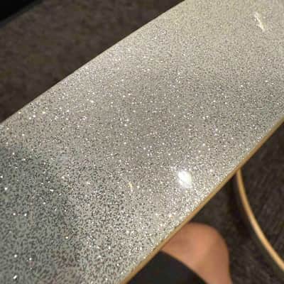 Mapex Silver Sparkle 22" Bass Drum Hoop Pair (Rm 4) image 2