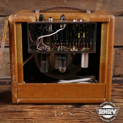 Fender Champ 5F1 Narrow Panel 5-Watt 1x8" Guitar Combo 1958 - 1964 - Tweed image 6