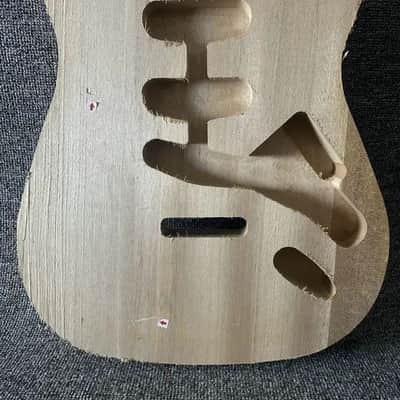 SSS Unfinished Strat Style Guitar Body image 3