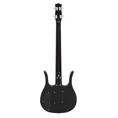 Danelectro D58LHB-RED 1958 Longhorn Body with F-Hole Short Scale Neck 4-String Electric Bass Guitar image 4