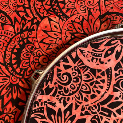 10" single layer Drum Bunny cloth drum cover - dampener - partial mute - compare to Drum Tortillas - Quesadilla - Big Fat Snare image 3