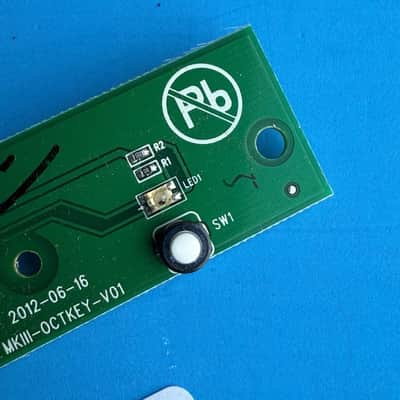 M-AUDIO AXIOM AIR 49 MIDI Controller Part: OCTKEY Octave Key Switch PCB Board Bild 4